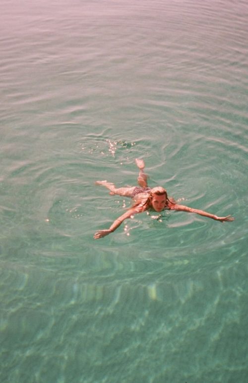 2 Poems Woman swimming